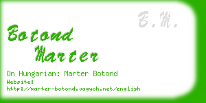 botond marter business card